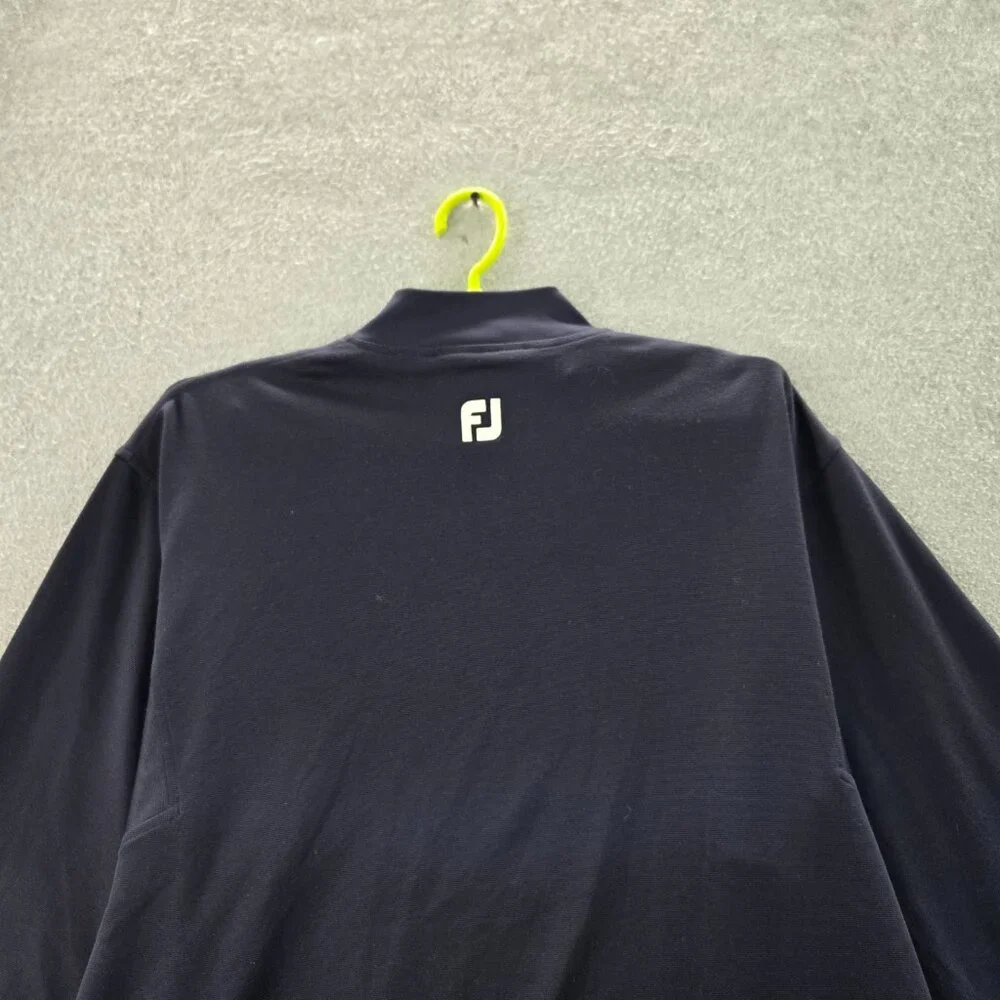 FootJoy Men Activewear Shirt 2XL Black Golf‎ Performance Mock Neck Base Layer